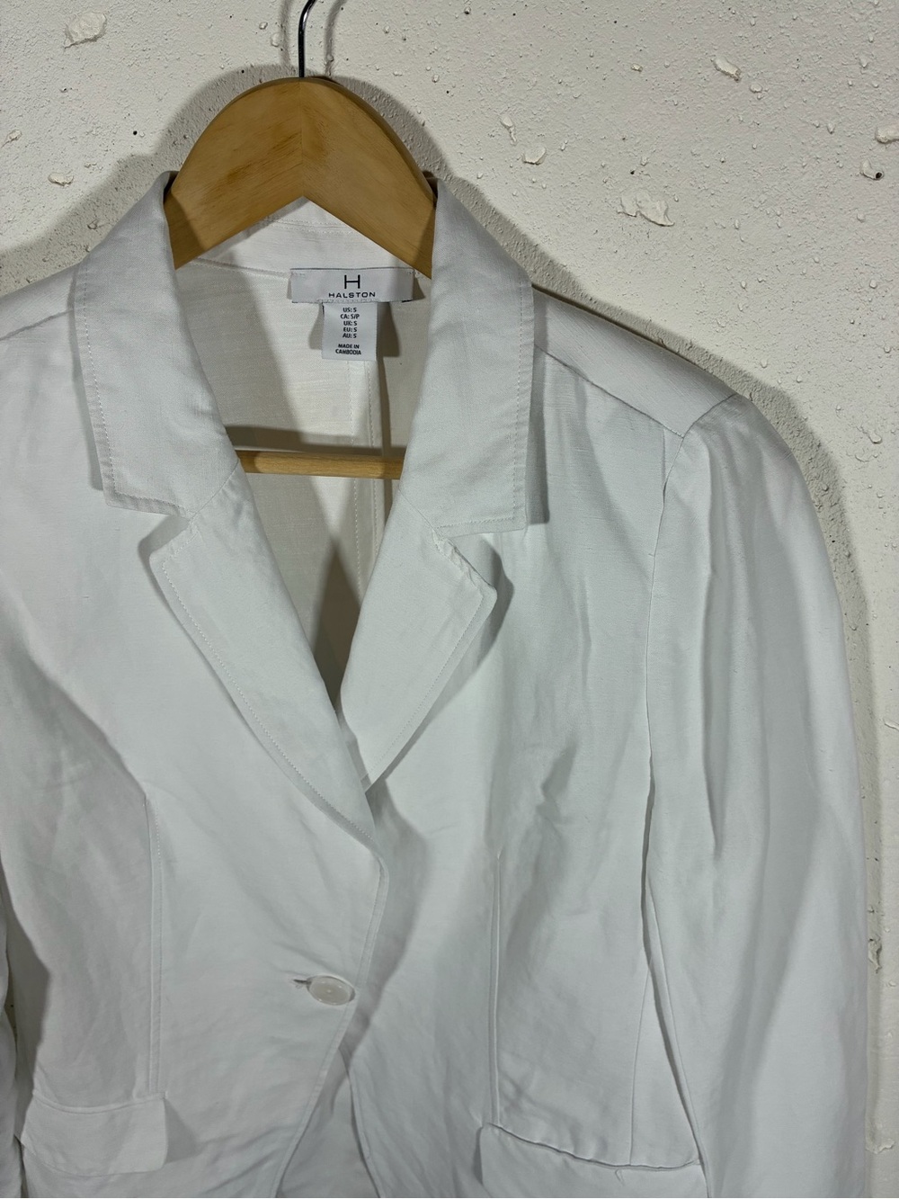 Halston White Tailored Women's Blazer